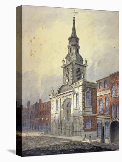 St George's Church, Borough High Street, Southwark, London, C1815-William Pearson-Stretched Canvas