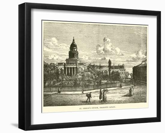 St George's Church, Charlotte Square-null-Framed Giclee Print