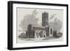 St George's Church, Doncaster, Recently Destroyed by Fire-null-Framed Giclee Print