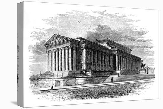 St George's Hall, Liverpool, C1888-J White-Stretched Canvas