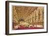 St George's Hall, Windsor Castle, 1838-James Baker Pyne-Framed Giclee Print