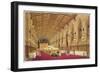 St George's Hall, Windsor Castle, 1838-James Baker Pyne-Framed Giclee Print