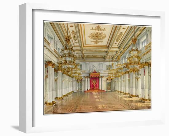 St George's Hall, Winter Palace-Konstantin Andreyevich Ukhtomsky-Framed Giclee Print