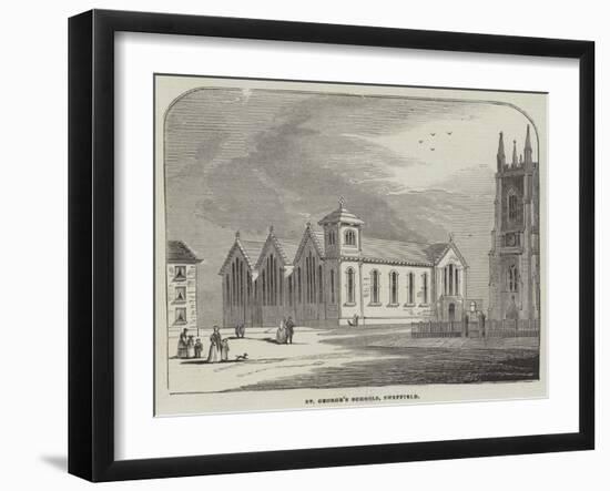 St George's Schools, Sheffield-null-Framed Giclee Print