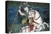 St George Slaying Dragon-null-Stretched Canvas