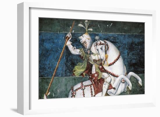 St George Slaying Dragon-null-Framed Giclee Print