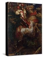 St George Slaying the Dragon, 1908-John Byam Shaw-Stretched Canvas