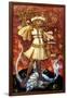 St George Slaying the Dragon, Detail of the Rood Screen, St Helen's Church, Ranworth, Norfolk, Uk-null-Framed Giclee Print