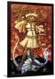 St George Slaying the Dragon, Detail of the Rood Screen, St Helen's Church, Ranworth, Norfolk, Uk-null-Framed Giclee Print