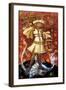 St George Slaying the Dragon, Detail of the Rood Screen, St Helen's Church, Ranworth, Norfolk, Uk-null-Framed Giclee Print