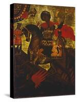 St George Slaying the Dragon, from the Borgia Collection-null-Stretched Canvas