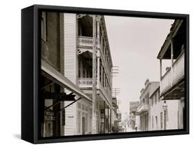 St. George St., St. Augustine, Fla.-null-Framed Stretched Canvas