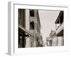 St. George St., St. Augustine, Fla.-null-Framed Photo