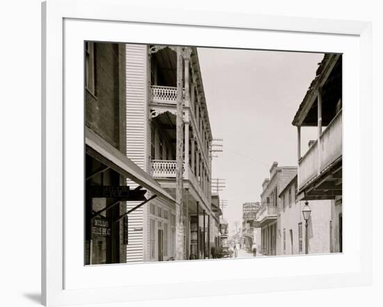 St. George St., St. Augustine, Fla.-null-Framed Photo