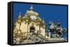 St. George Statue at San Giorgio Cathedral (Duomo of Ibla) in Historic Baroque Town-Rob Francis-Framed Stretched Canvas