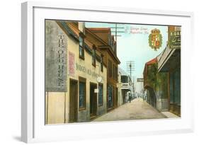 St. George Street, St. Augustine, Florida-null-Framed Art Print