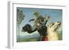 St. George Struggling with the Dragon, c.1503-05-Raphael-Framed Giclee Print