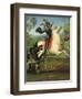 St. George Struggling with the Dragon, circa 1505-Raphael-Framed Giclee Print