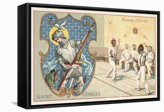 St George-null-Framed Stretched Canvas