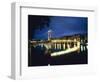 St. Georges Bridge over River Saône at Night, France-Murat Taner-Framed Photographic Print