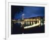 St. Georges Bridge over River Saône at Night, France-Murat Taner-Framed Photographic Print