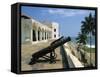 St. Georges Fort, Oldest Fort Built by Portuguese in the Sub-Sahara, Elmina, Ghana, West Africa-Pate Jenny-Framed Stretched Canvas