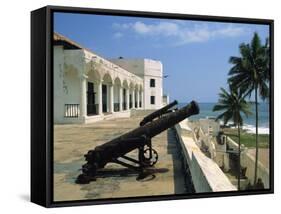 St. Georges Fort, Oldest Fort Built by Portuguese in the Sub-Sahara, Elmina, Ghana, West Africa-Pate Jenny-Framed Stretched Canvas