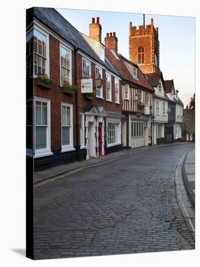 St. Georges Tombland and Princes Street at Dusk, Norwich, Norfolk, England, United Kingdom, Europe-Mark Sunderland-Stretched Canvas