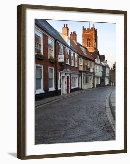 St. Georges Tombland and Princes Street at Dusk, Norwich, Norfolk, England, United Kingdom, Europe-Mark Sunderland-Framed Photographic Print