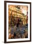 St. Germain Cross Walk, Paris, France-Nicolas Hugo-Framed Giclee Print