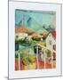 St.Germain Near Tunis, 1914-Auguste Macke-Mounted Art Print