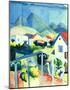 St. Germain Near Tunis-Auguste Macke-Mounted Art Print