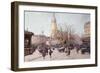 St. Germaine de Pres-Eugene Galien-Laloue-Framed Premium Giclee Print