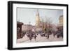 St. Germaine de Pres-Eugene Galien-Laloue-Framed Premium Giclee Print