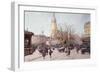 St. Germaine de Pres-Eugene Galien-Laloue-Framed Premium Giclee Print