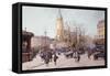 St. Germaine de Pres-Eugene Galien-Laloue-Framed Stretched Canvas