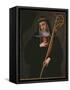 St. Gertrude the Great Carrying the Sacred Heart of Jesus-Spanish School-Framed Stretched Canvas