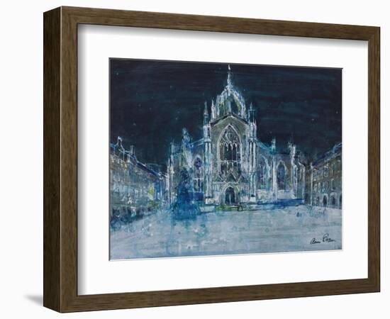 St Giles at Night-Ann Oram-Framed Giclee Print