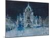St Giles at Night-Ann Oram-Mounted Giclee Print