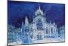 St Giles at Night-Ann Oram-Mounted Giclee Print