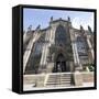 St. Giles' Cathedral West Front, Edinburgh, Scotland, United Kingdom-Nick Servian-Framed Stretched Canvas