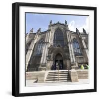 St. Giles' Cathedral West Front, Edinburgh, Scotland, United Kingdom-Nick Servian-Framed Photographic Print