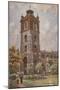 St Giles' Cripplegate-Charles Edwin Flower-Mounted Giclee Print