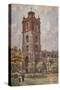 St Giles' Cripplegate-Charles Edwin Flower-Stretched Canvas