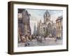 St. Giles's Cathedral from the Lawnmarket-John Fulleylove-Framed Giclee Print