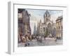 St. Giles's Cathedral from the Lawnmarket-John Fulleylove-Framed Giclee Print