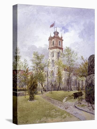 St Giles Without Cripplegate, London, 1882-John Crowther-Stretched Canvas