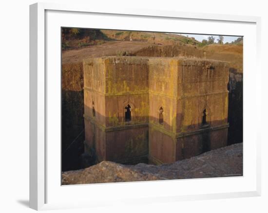 St. Giorgis (St. George's) Rock Cut Church, Lalibela, Ethiopia, Africa-Sybil Sassoon-Framed Photographic Print