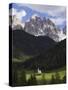 St. Giovanni Church in Val di Funes-Richard Klune-Stretched Canvas