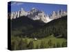 St. Giovanni Church in Val di Funes-Richard Klune-Stretched Canvas